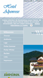 Mobile Screenshot of hotel-alpenrose.it