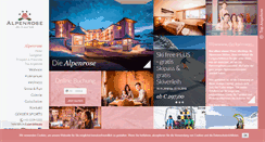 Desktop Screenshot of hotel-alpenrose.eu