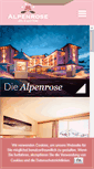 Mobile Screenshot of hotel-alpenrose.eu
